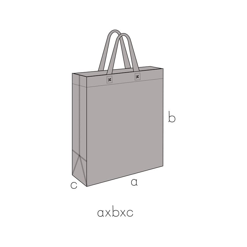 CAJA - ASA CORTA - GRIS