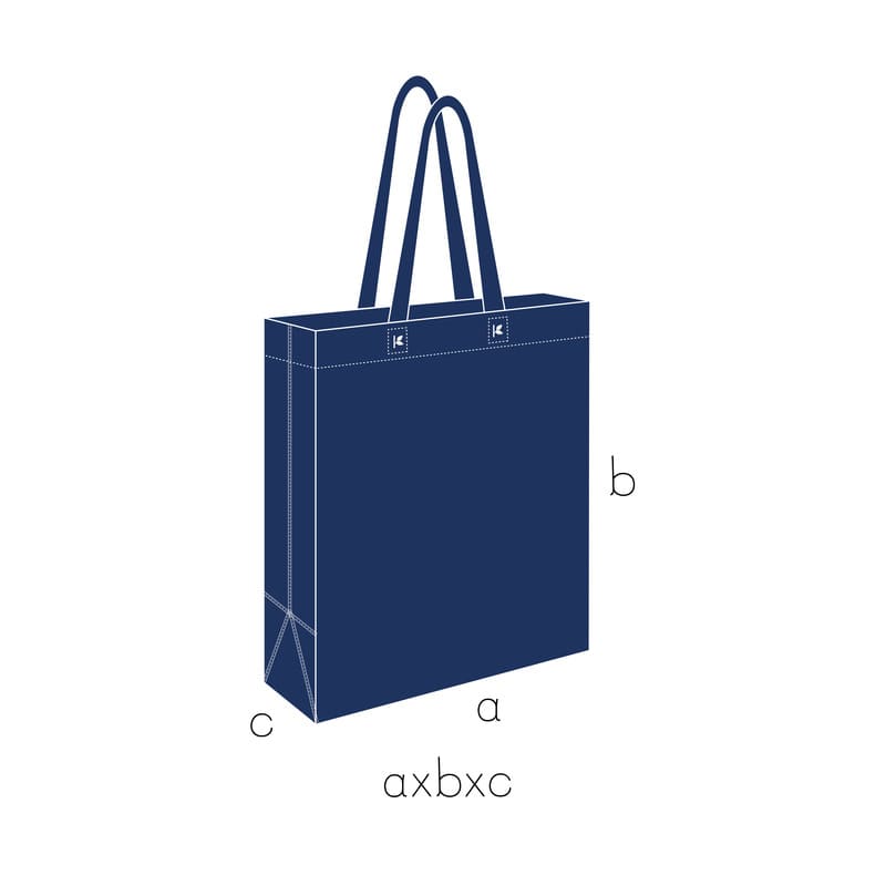 CAJA - ASA LARGA - AZUL MARINO