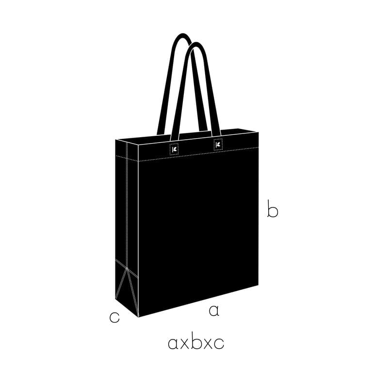 CAJA - ASA LARGA - NEGRO